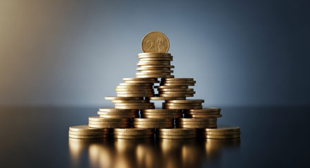 Finance and Money Management Concept Background.