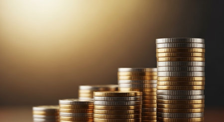 Finance and Money Management Concept Background.