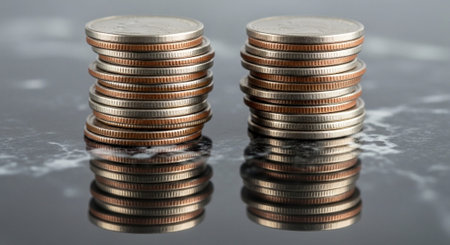 Finance and Money Management Concept Background.