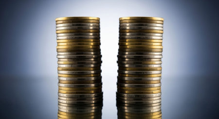 Finance and Money Management Concept Background.