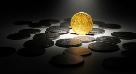 Finance and Money Management Concept Background.