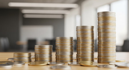 Finance and Money Management Concept Background.