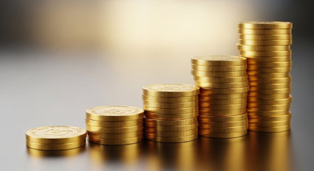 Finance and Money Management Concept Background.