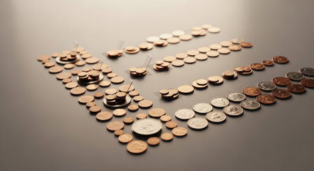 Finance and Money Management Concept Background.
