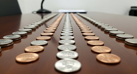 Finance and Money Management Concept Background.