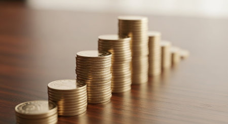 Finance and Money Management Concept Background.