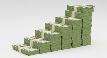 Finance and Money Management Concept Background.