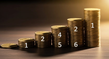 Finance and Money Management Concept Background.