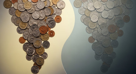 Finance and Money Management Concept Background.