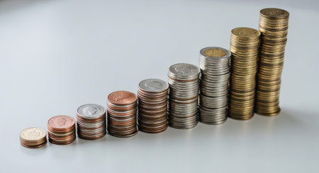 Finance and Money Management Concept Background.の写真素材