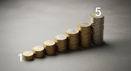 Finance and Money Management Concept Background.