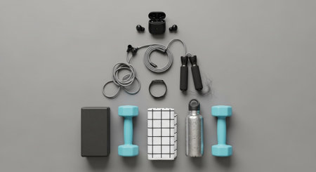 Fitness and Healthy Lifestyle Background.