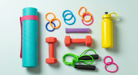 Fitness and Healthy Lifestyle Background.