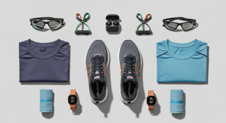 Fitness and Healthy Lifestyle Background.