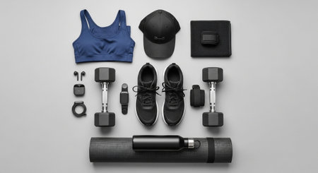 Fitness and Healthy Lifestyle Background.