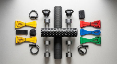 Fitness and Healthy Lifestyle Background.