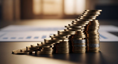 Finance and Money Management Concept Background.
