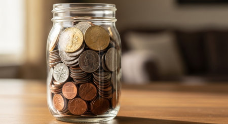 Finance and Money Management Concept Background.