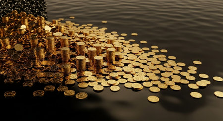 Finance and Money Management Concept Background.
