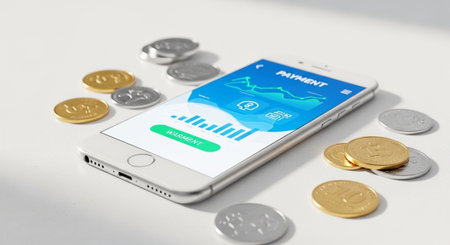 Finance and Money Management Concept Background.