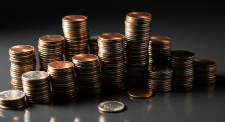 Finance and Money Management Concept Background.