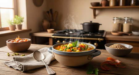 Natural Healthy Food Ingredients and Fresh Produce.
