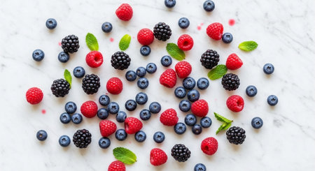 Natural Healthy Food Ingredients and Fresh Produce.