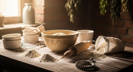 Natural Healthy Food Ingredients and Fresh Produce.
