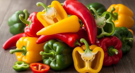 Natural Healthy Food Ingredients and Fresh Produce.