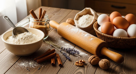 Natural Healthy Food Ingredients and Fresh Produce.
