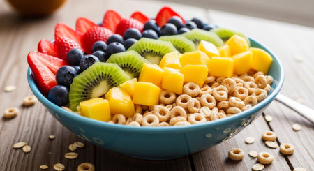 Natural Healthy Food Ingredients and Fresh Produce.