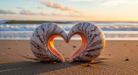 Romantic and Friendship Symbols with Abstract Light Background.の写真素材