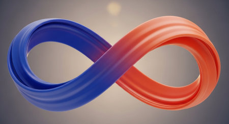 Romantic and Friendship Symbols with Abstract Light Background.