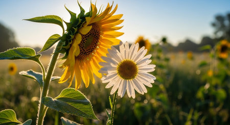 Romantic and Friendship Symbols with Abstract Light Background.の写真素材
