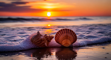 Romantic and Friendship Symbols with Abstract Light Background.の写真素材