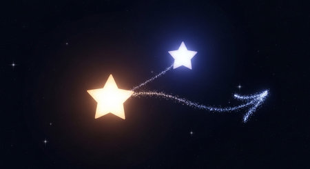 Romantic and Friendship Symbols with Abstract Light Background.