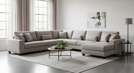 Modern Home Decor with Elegant Wooden Furniture.