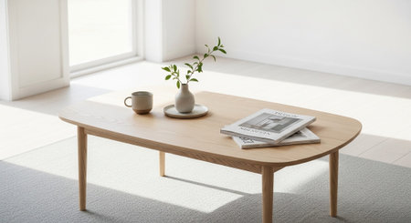 Modern Home Decor with Elegant Wooden Furniture.