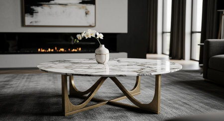 Modern Home Decor with Elegant Wooden Furniture.