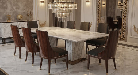 Modern Home Decor with Elegant Wooden Furniture.