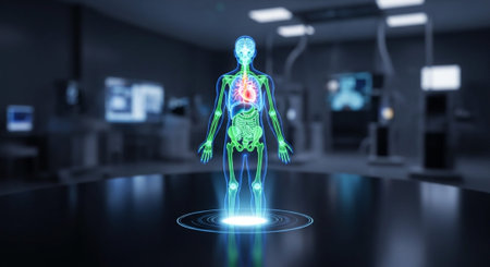 Modern Healthcare and Medical Technology Concept Background.