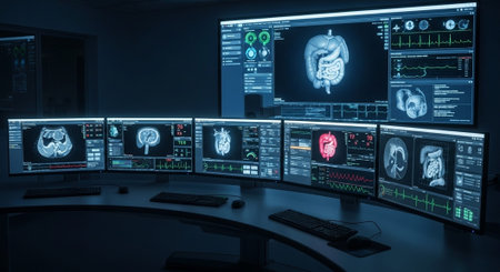 Modern Healthcare and Medical Technology Concept Background.
