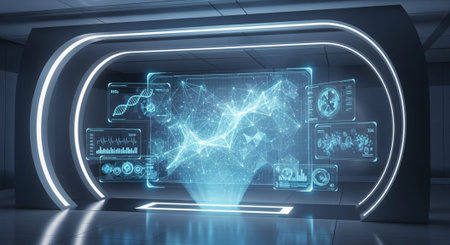 Modern Healthcare and Medical Technology Concept Background.