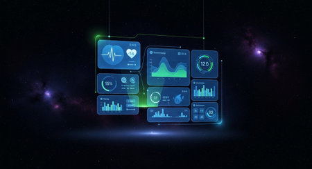 Modern Healthcare and Medical Technology Concept Background.