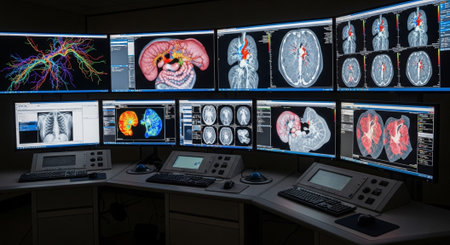 Modern Healthcare and Medical Technology Concept Background.
