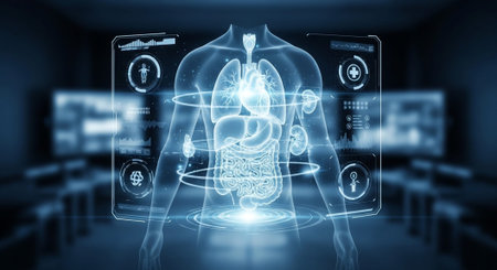 Modern Healthcare and Medical Technology Concept Background.