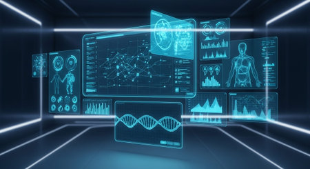 Modern Healthcare and Medical Technology Concept Background.
