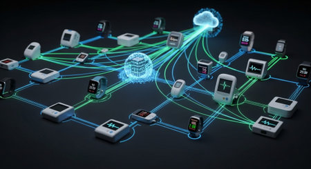 Modern Healthcare and Medical Technology Concept Background.