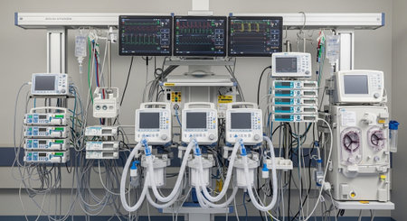 Modern Healthcare and Medical Technology Concept Background.