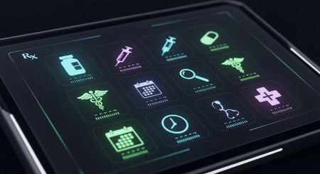 Modern Healthcare and Medical Technology Concept Background.